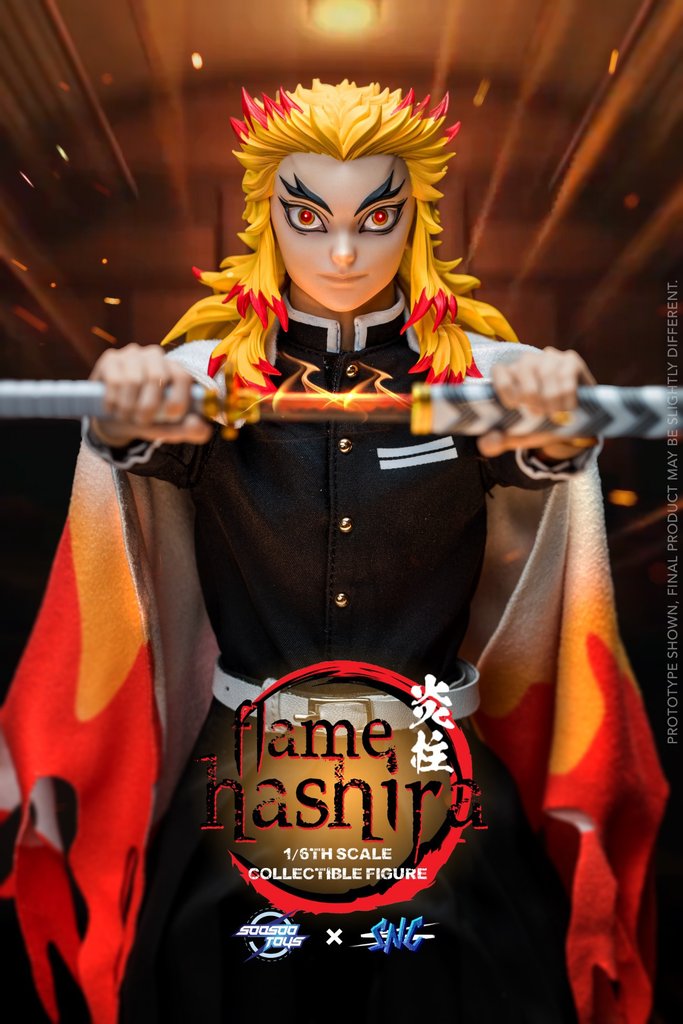 Moletom Flame Hashira Kyojuro Rengoku Fogo Demon Slayer - Shap