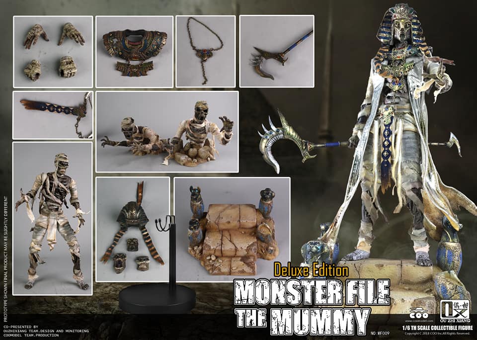 COOMODEL X OUZHIXIANG MF009 MONSTER FILE SERIES - MUMMY (EXCLUSIVE