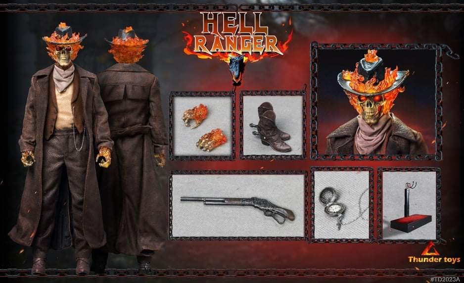 Thunder Toys 1/6 Hell Ranger TD2023B & TD2023C (Ghost Rider Carter
