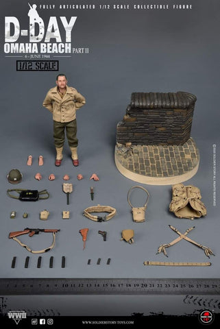 SoldierStory SSM-004 1/12th Scale WWII US. 2nd Ranger Battalion “Captain” （Without floor）   