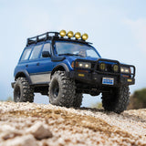 FMS FCX10 Pro Toyota Land Cruiser LC80 RS V2 RC Rock Crawler Electric Brushless 4WD 1/10 Scale RTR - Blue