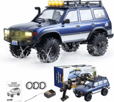 FMS FCX10 Pro Toyota Land Cruiser LC80 RS V2 RC Rock Crawler Electric Brushless 4WD 1/10 Scale RTR - Blue