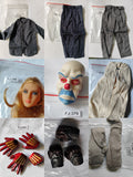 Kitbash: 1/6th Scale Accessories Clothes Joker Mask Hands Ironman Female Headsculpt Pants Elf FantasyCloak