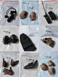 Kitbash: 1/6th Scale Accessories Hands Radio Walkie Talkie Ski Mask Dragon