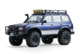 FMS FCX10 Pro Toyota Land Cruiser LC80 RS V2 RC Rock Crawler Electric Brushless 4WD 1/10 Scale RTR - Blue