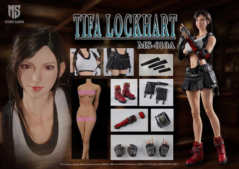 (PRE ORDER) 1/6 Tifa Lockhart white tank top and black short skirt version MS-010A