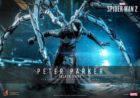 (RE ORDER) Hot Toys – VGM56 - Marvel's Spider-Man 2 - 1/6th scale Peter Parker (Black Suit) Collectible Figure