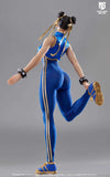 (RE ORDER) STAR MAN 1/6 Female fighter Chun-li MS-008B Blue tight jumpsuit version,