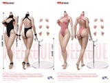 (PRE ORDER) TBLeague 1/6 Brand New Platinum Silicone Collectible Series Bunny Girl Female Body Pale Skin without Head Sculpt SR-AD01 & SR-AD02