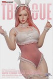 (PRE ORDER) TBLeague 1/6 New Platinum Silicone Collectible Series Bunny Girl Female Body with Head Sculpt, Pale Skin SR-AD02H