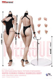 (PRE ORDER) TBLeague 1/6 Brand New Platinum Silicone Collectible Series Bunny Girl Female Body Pale Skin without Head Sculpt SR-AD01 & SR-AD02