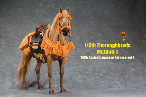 MR.Z 1/6TH JAPANESE HORSE HARNESS (ORANGE SET A)