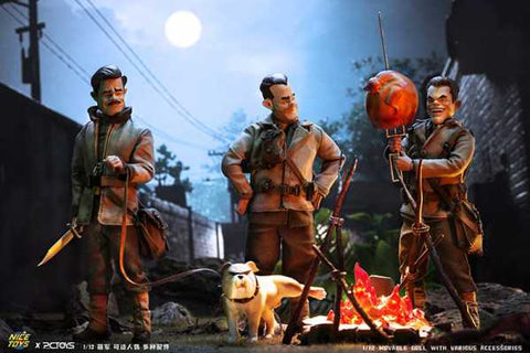 (RE ORDER) 
NICETOYS 1/12 SOLDIER OF USA RYAN NT2202A/ MILLER NT2202B/ APACHE NT2202C/  BONFIRE NT2202D SET OF 4