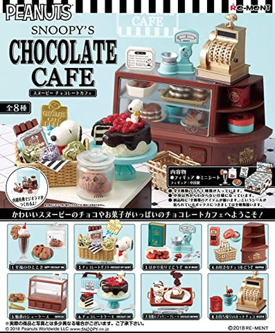 Re-Ment: Snoopy Chocolate Cafe Set