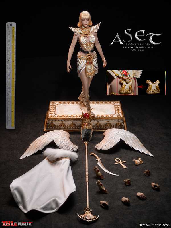 TBLeague 1/6 Aset goddess of Magic - White 1/6 Scale Action Figure  PL2021-185B