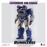 THREEZERO Transformers BUMBLEBEE – DLX SOUNDWAVE AND RAVAGE 3Z0160