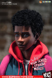 SuperMcToys:  1/6th Spider-Man Miles Morales F-084 High School Student