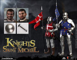 COOMODEL SE070 1/6 SERIES OF EMPIRES (DIE-CAST ALLOY) - KNIGHTS OF SAINT MICHEL (DOUBLE-FIGURE SET OF FRENCH KNIGHTS)