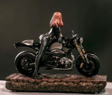 FE STUDIOS Agent Natasha Black Widow Motorcycle 1/4 Resin Model Statue Figures