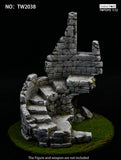 TWTOYS Castle Ruin Diorama Base for 1/12 Figures TW2038