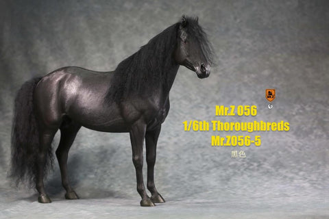 Mr.Z MRZ056 1/6 Animal Model No. 56 Thoroughbreds (BLACK MRZ56-5)