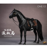JXK Studio: JXK013 1/12th Scale Hannover Horse (Letter E, Black)