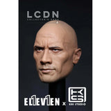 EK-01A Eleven × Kai Studio 1/6 Dwayne Johnson Head Sculpt