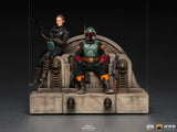 Iron Studios LUCSWR45721-10 1/10 Boba Fett and Fennec Shand on Throne