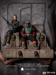 Iron Studios LUCSWR45721-10 1/10 Boba Fett and Fennec Shand on Throne