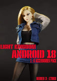 (RE ORDER) Light Kingdom LT003 ANDROID NO.18 1:6 Accessories Pack / Rebuilder No. 18 1:6 Accessories Pack