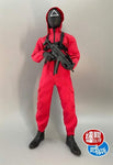 (RE ORDER) Mini Plastic Toys - Game Of Squid Soldier 1: 6 Action Figure Series