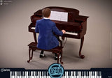 Daftoys F021DX 1/6 Scale Seb's figure with piano - La La Land Sebastian "Seb" Wilder