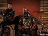 Iron Studios LUCSWR45721-10 1/10 Boba Fett and Fennec Shand on Throne