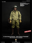 (RE ORDER) Facepoolfigure 1/6 US 2nd Armored Division Staff Sergeant Sherman Tank Commander FP009B