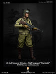 (RE ORDER) Facepoolfigure 1/6 US 2nd Armored Division Staff Sergeant Sherman Tank Commander FP009B