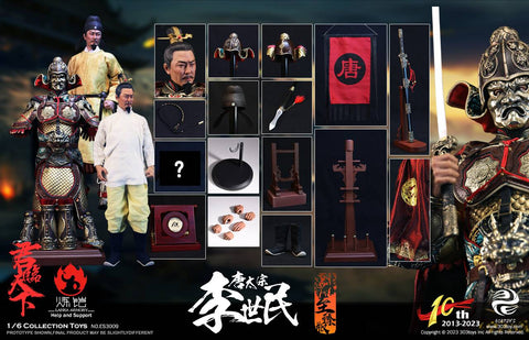 (WAITLIST) 303TOYS 1/6 SERIES OF EMPERORS LI SHIMIN, EMPEROR TAIZONG OF TANG DELUXE COPPER VERSION ES3009   